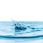 water drops falling